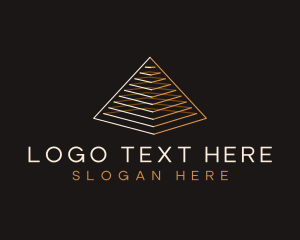 Startups - Geometric Pyramid Agency logo design