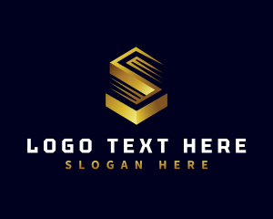 Premium - Luxurious Geometric Letter S logo design