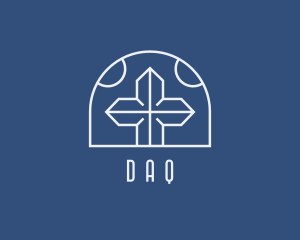 Cross - Religious Catholic Cross logo design