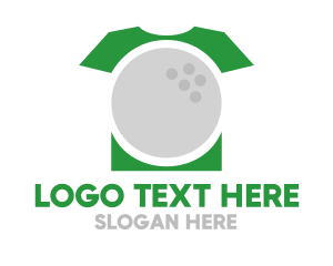 Ball - Golf Uniform Shirt logo design