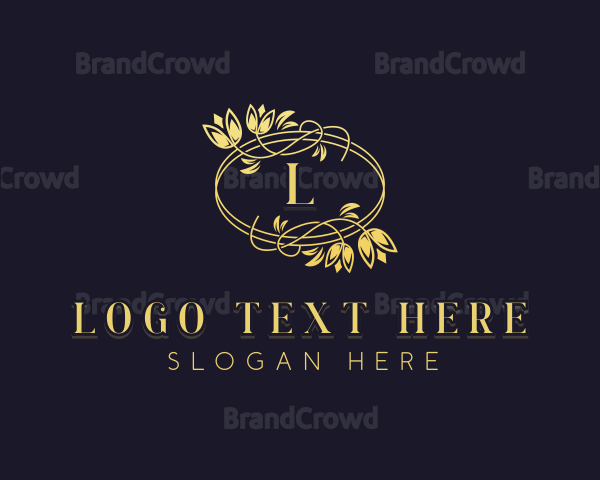 Flower Wedding Event Logo