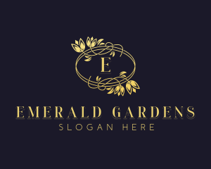 Flower Wedding Event logo design