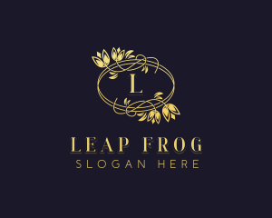 Flower Wedding Event logo design