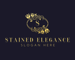 Flower Wedding Event logo design