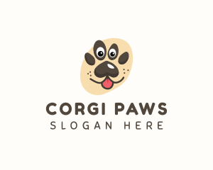 Dog Paw Pet logo design