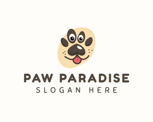 Dog Paw Pet logo design