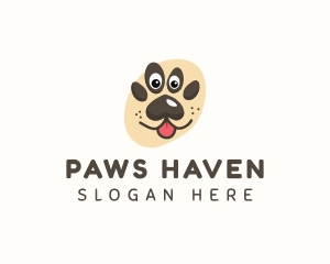 Dog Paw Pet logo design