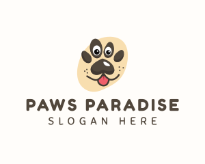 Dog Paw Pet logo design