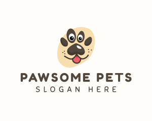 Dog Paw Pet logo design