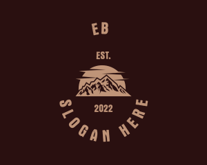 Pine Tree - Mountain Peak Nature logo design