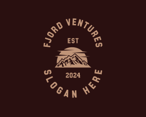 Fjord - Mountain Peak Nature logo design