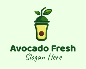 Avocado - Green Avocado Smoothie logo design