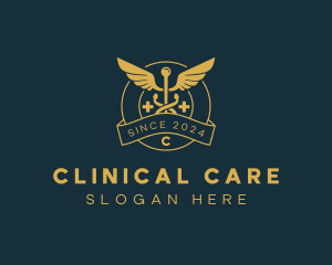 Caduceus Medical Clinic logo design