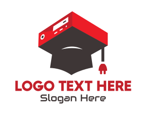 It - Information Technology Graduate logo design