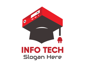 Information Technology Graduate logo design