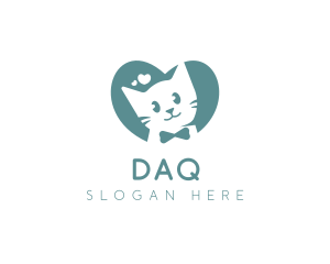 Kitten Veterinary Pet Care Logo