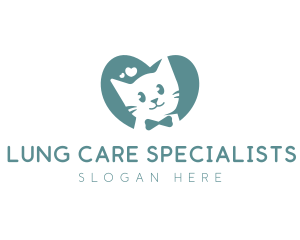 Kitten Veterinary Pet Care logo design