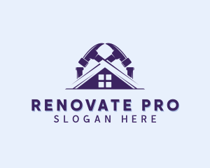 House Hammer Renovation  logo design