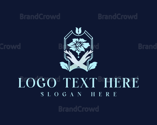 Wedding Event Flower Logo