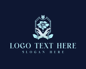 Decorator - Wedding Event Flower logo design