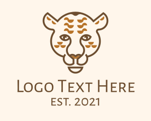 Zoo - Wild Jaguar Animal logo design