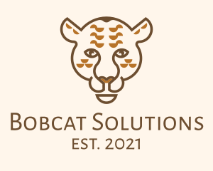 Bobcat - Wild Jaguar Animal logo design