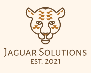 Wild Jaguar Animal logo design