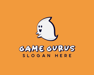 Esports Cartoon Ghost logo design