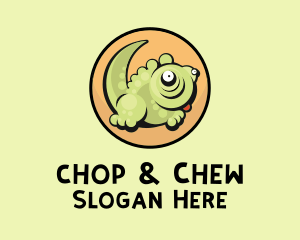 Cute - Cute Cartoon Lizard logo design