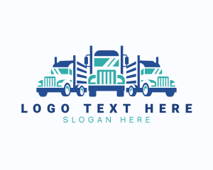 Driver - Truck Cargo Delivery logo design