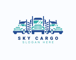 Truck Cargo Delivery logo design