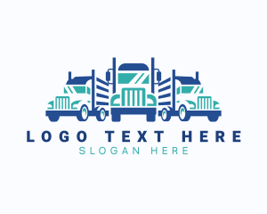 Truck Cargo Delivery Logo