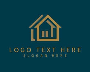 Shelter - Property House Roofing logo design