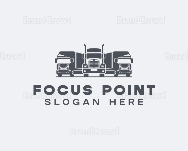 Freight Cargo Truck Logo