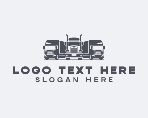 Truck - Freight Cargo Truck logo design