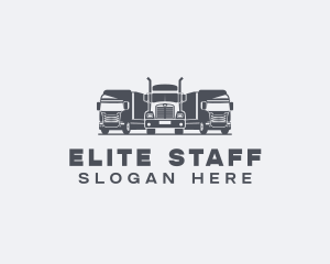 Freight Cargo Truck Logo