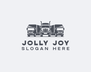 Freight Cargo Truck Logo