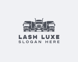 Freight Cargo Truck Logo