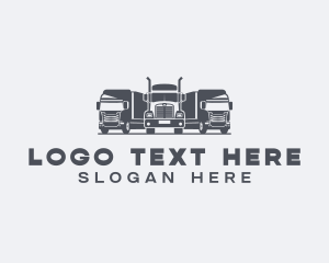 Freight Cargo Truck Logo