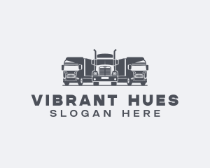 Freight Cargo Truck Logo