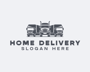 Freight Cargo Truck logo design