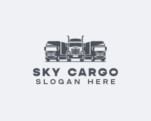 Freight Cargo Truck logo design