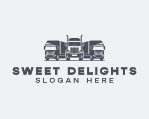 Truckload - Freight Cargo Truck logo design