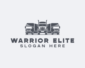 Removalist - Freight Cargo Truck logo design
