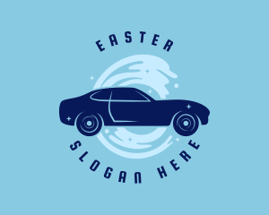 Aqua - Car Wash Splash logo design