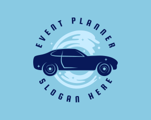 Sedan - Car Wash Splash logo design