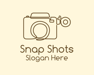 Photograph - Minimalist Photographer Camera logo design