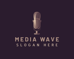 Broadcast - Media Mic Broadcast logo design