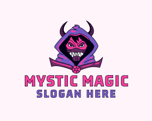 Angry Evil Mage logo design