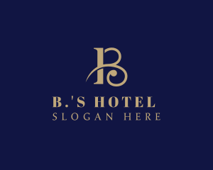 Elegant Boutique Letter B logo design